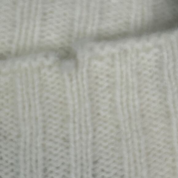 Everlane The Good Merino Wool Mock Neck Sweater Bone Women's XS NWT FLAWS - Picture 11 of 16